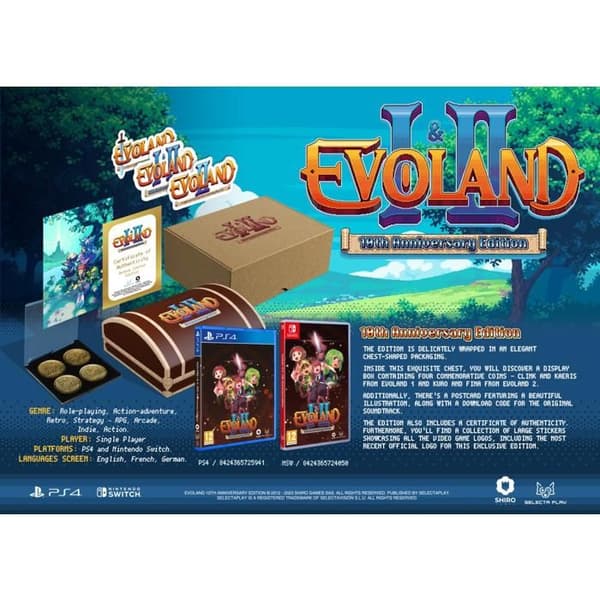 Evoland 10-årsjubileum (1+2) PS4