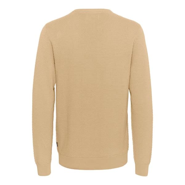 Pull col rond Blend Redhill - Beige - 3XL