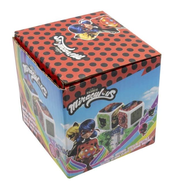 Väckarklocka barn - Joy Toy - Miraculous - Digital display - 8 alarmsignaler - Presentförpackning