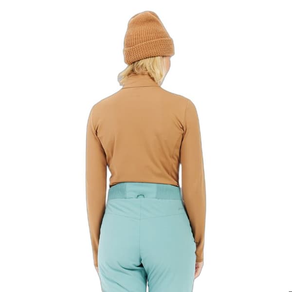 Damsouspull 1/4 zip Protest Refabriz - teddy brown