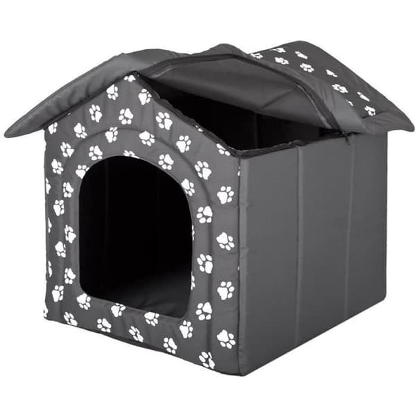 Nisch för husdjur - Hobyddog - Grå - 70 x 60 x 63 cm - Fläckresistent