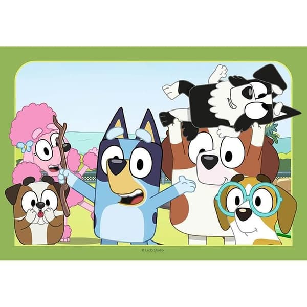 Pussel 2 x 12 bitar: Ha kul med Bluey