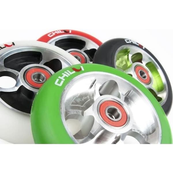 Roue Freestyle - CHILLI - 100mm - Kullager Abec 9 - Svart