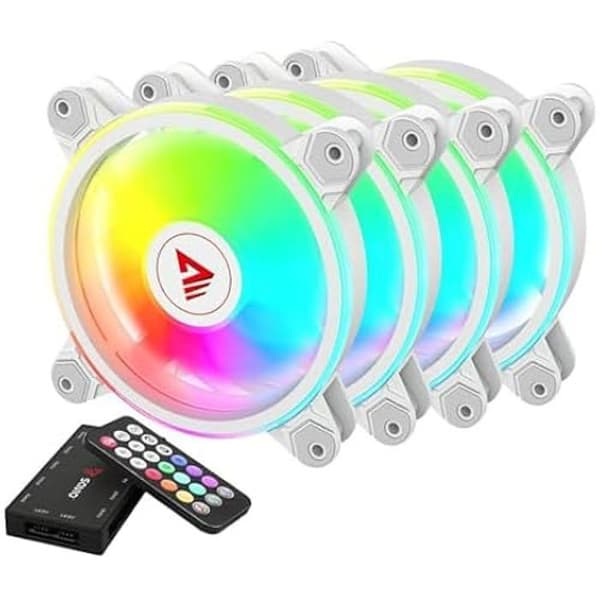 Fodralfläkt - Savio - FAN-01 - Vit - Ø 12 cm - 4 st