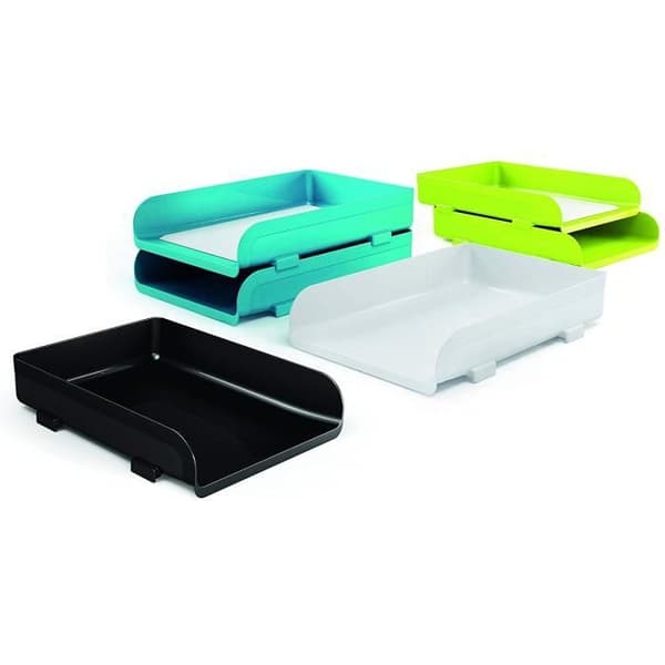 Skrivbord - ARDA 85510B - Vit - Höger - Lätt montering - Kompakta dimensioner