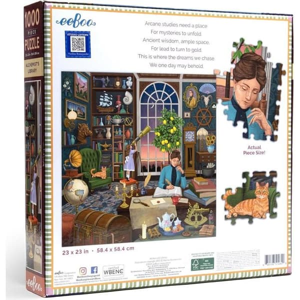 1000 bitars pussel: Alchemist's Library
