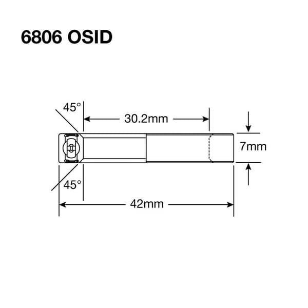 Kullager Enduro Kullager MR 18307 LLB A5-18x30x7