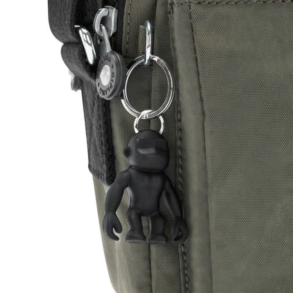 Kipling Axelväska Grön för Kvinna och Man - Basic Abanu Crossbody M Green Moss 122194