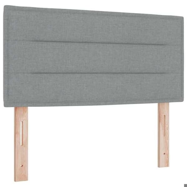 vidaXL Sänggavel Ljusgrå 80 cm tyg 42006992