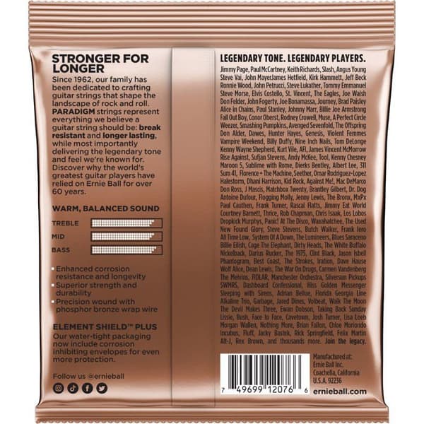 Ernie Ball PARADIGM Medium Light Phosphor Bronze 12-54 Gitarrsträngar