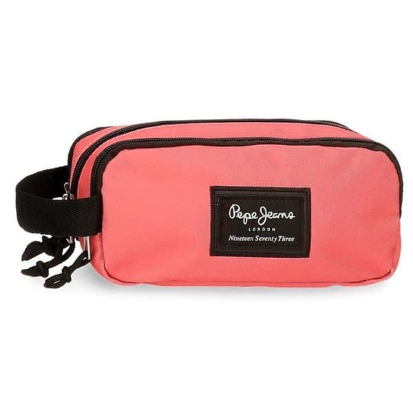 Trippel necessär - PEPE JEANS - 63247A4 - Polyester - Rosa - 22 x 10 x 9 cm