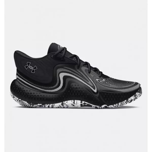 Basketbollskor - UNDER ARMOUR - Spawn 6 Mid - Svart - Mid-cut - Micro G sula