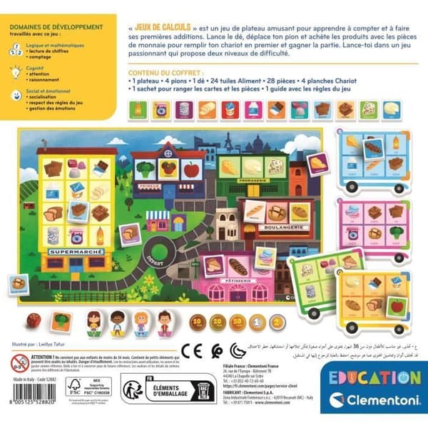 Beräkningsspel CLEMENTONI