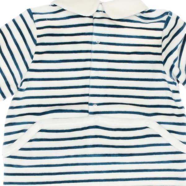 Pyjamas Randig Vit/Blå Kille Var är havet Jama