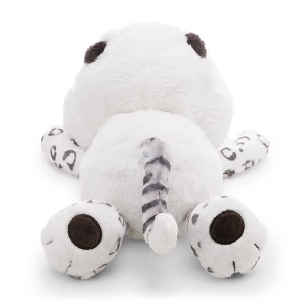 Nici Eleni Snowbell liggande snöleopard - Grå - 45 cm