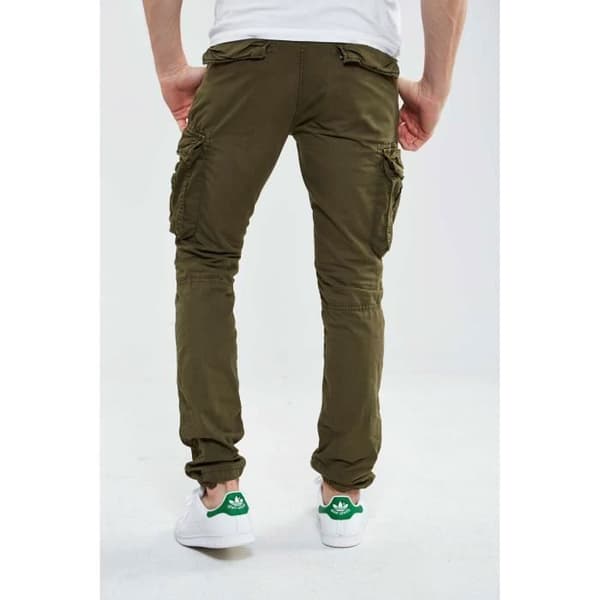 Schott ARMY BELT cargo byxor - Grön - Herr