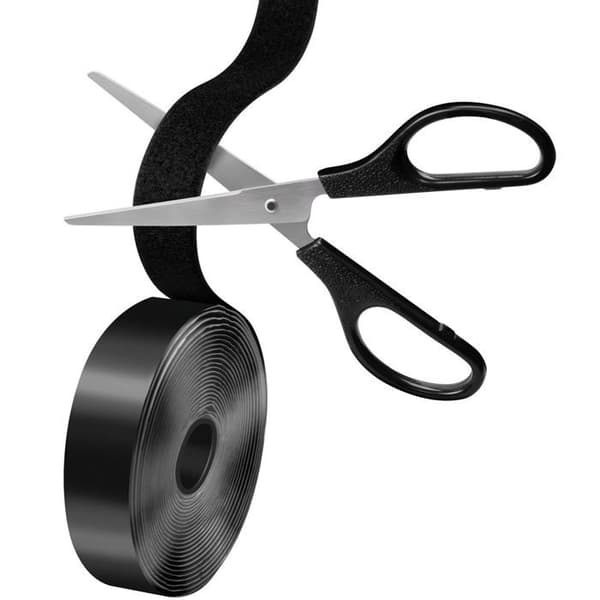 Velcro dubbelsidig 25mm 5 meter Svart