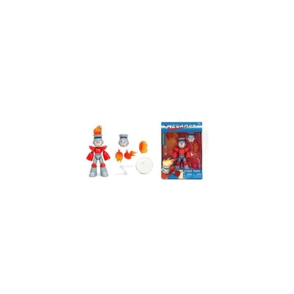 Figur - Mega Man - Fire Man - 11 cm - Röd - Samling