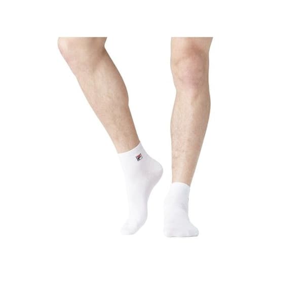 Fila Strumpor Herr, Halvhöga Strumpor Herr (Pack av 6) - Vit