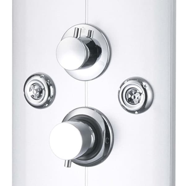 vidaXL Duschpanel 25 x 43 x 120 cm Silver