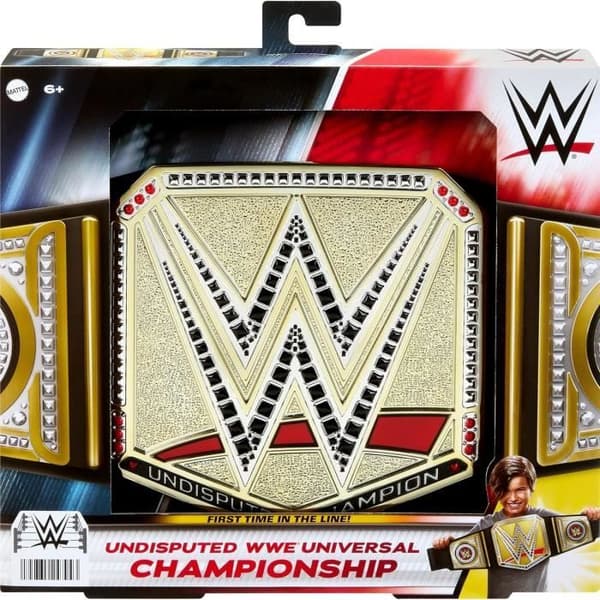Bälte - WWE - Universellt mästerskapsbälte - Imiterat läder - 92 cm - För barn