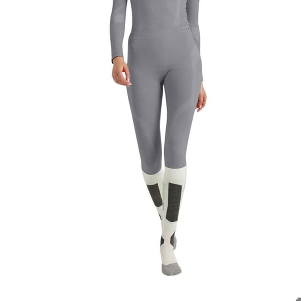 Legging dam Falke Wool-Tech - grå/melerad