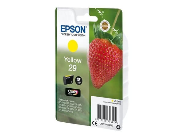 Epson Bläckpatron Jordgubb 29 Gul