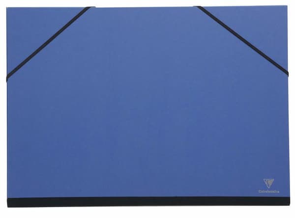 Clairefontaine ritbräda - 144402C - En ritbräda med elastiska stängningar 52x72 cm, midnattsblå