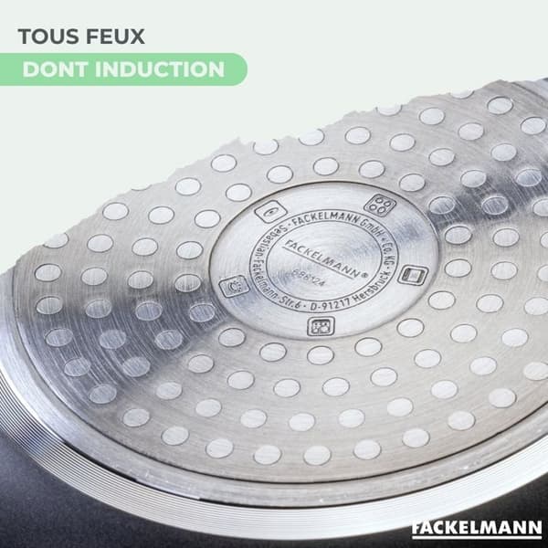 Set av 2 woks - FACKELMANN - Brandao - 20 och 28 cm
