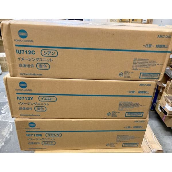 Konica minolta Bildenhet IU-712 IU712 Gul Gul (A9K708D)