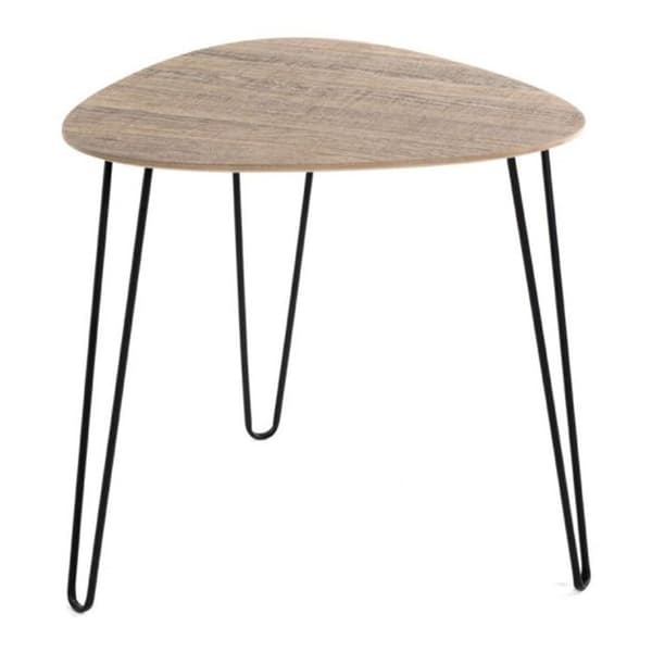 Sidobord Design "Rodry" 43cm Ek & Svart