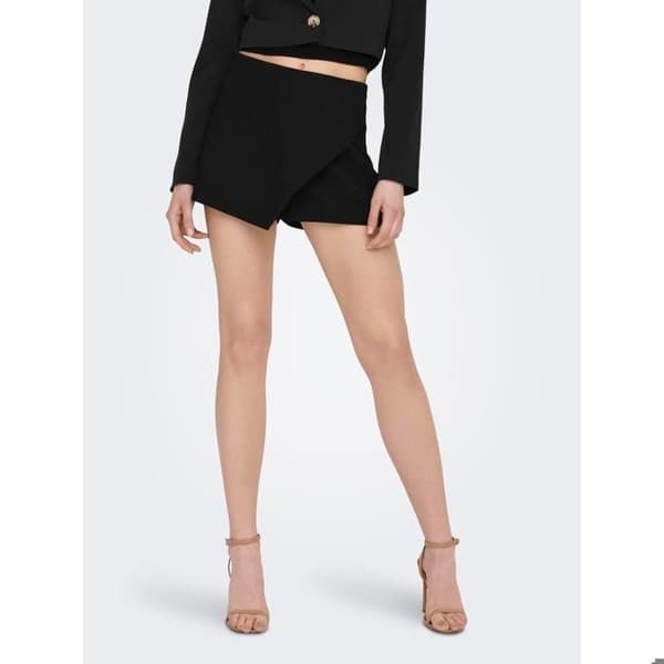 Mini kjol-shorts dam Only Mist-Yasmine - svart
