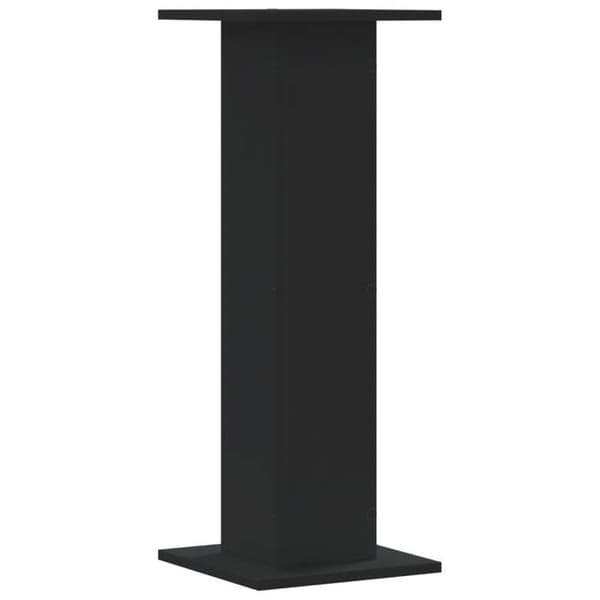 vidaXL Stöder för växter 2 st svart 30x30x80 cm ingenjörsträ 3307865