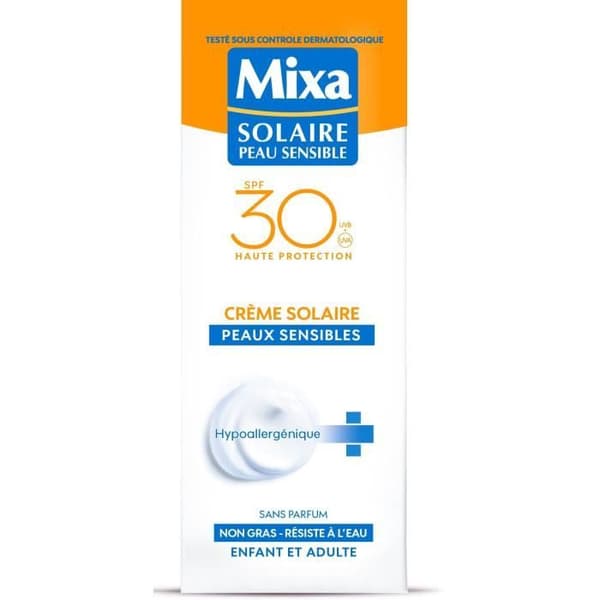MIXA Solkräm för Känslig Hud - SPF 30 - 75 ml