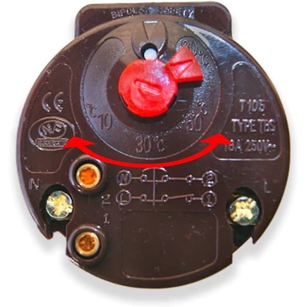 Elvärmeset | Motstånd 2000 W, Termostat, Magnesiumanod