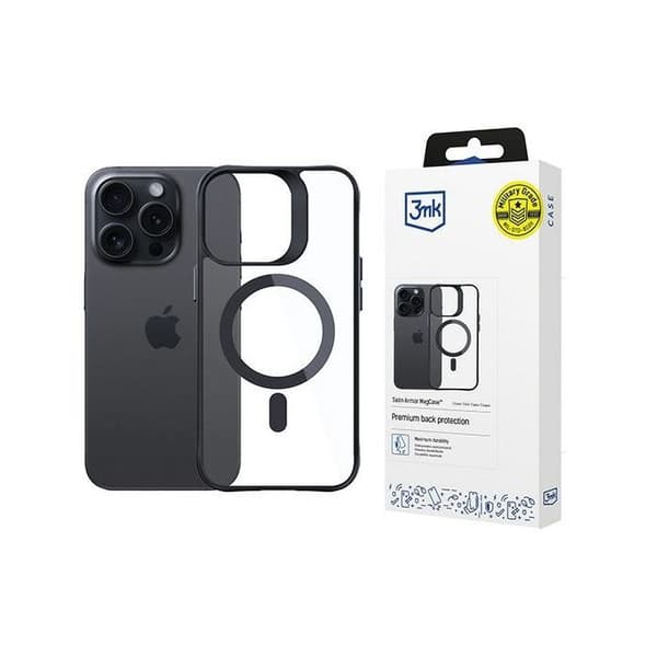 MagSafe-skal Satin Armor 3MK för iPhone 15 Pro
