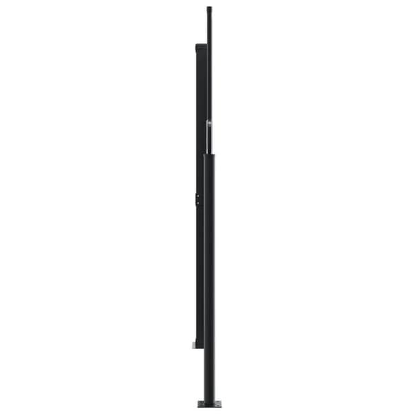 vidaXL Utfällbar sidokanvas vit 160x600 cm 4004631