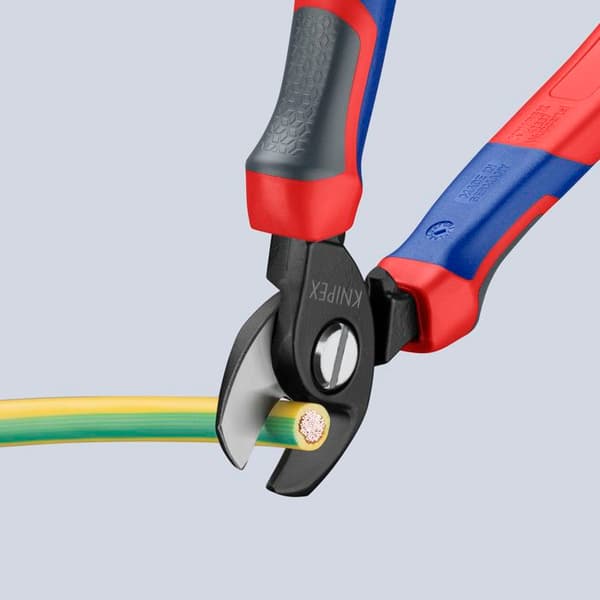 Knipex - Kabeltång - 165 mm - Härdat stål - Röd