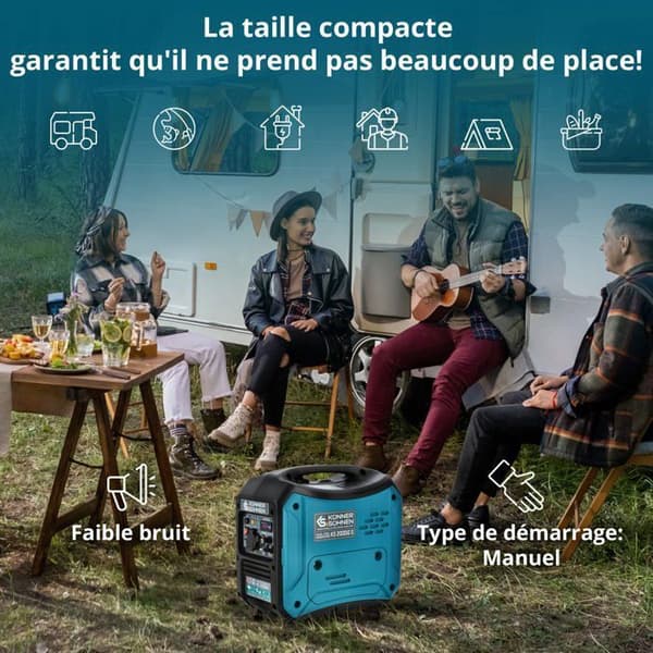 Generator - KS KÖNNER SÖHNEN - KS 2000iG S - 2000W - Inverter - Tyst