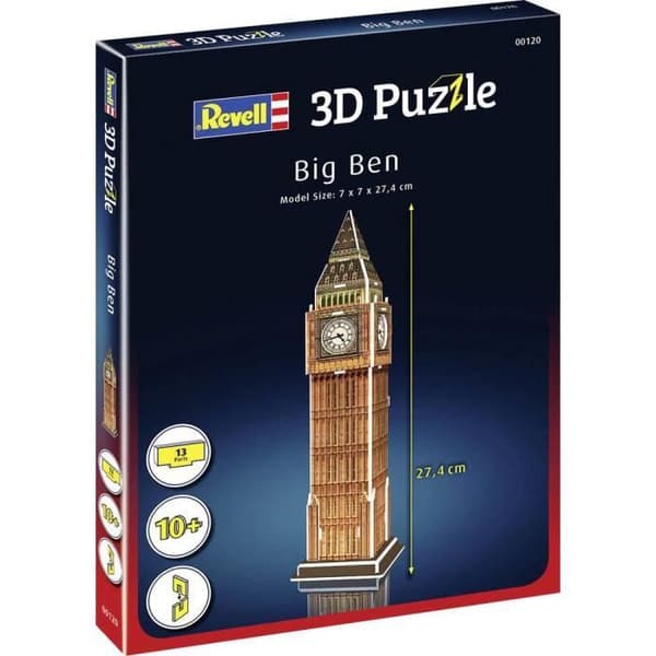 Revell 00120 RV 3D-pussel Big Ben 3D-pussel