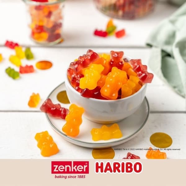 Iskubsform med 12 formar i björnsform Zenker Haribo