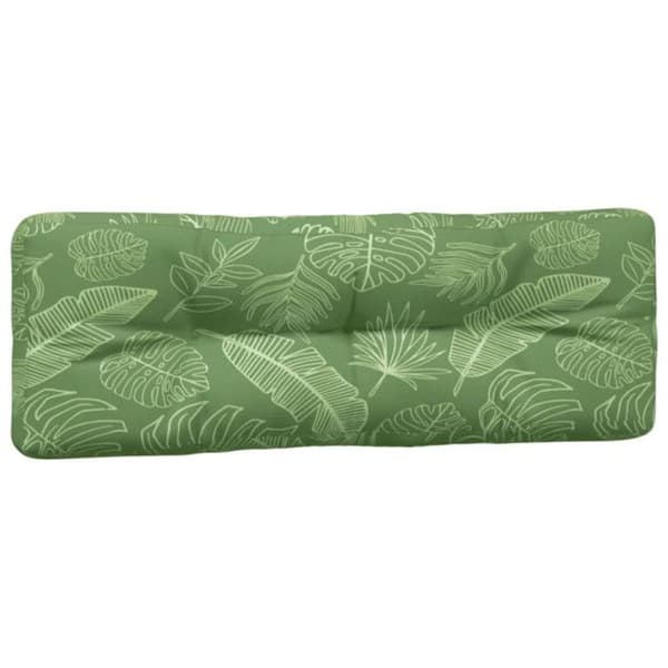 vidaXL Pallkuddar 2 st Bladmönster Tyg 360752