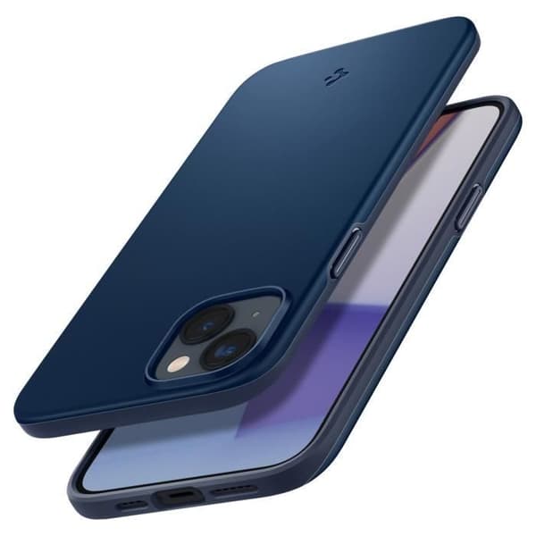 Coque - SPIGEN - Thin Fit - Ultra fin - Protection rayures - iPhone 14 Plus - Mörkblå