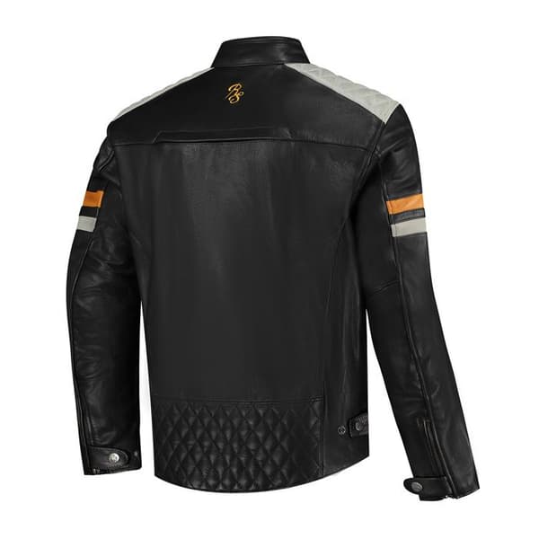 Motorcykeljacka i läder Rusty Stitches Jack Jari V2