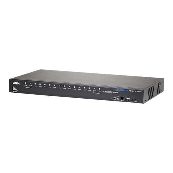 KVM-switch - ATEN - CS17916 - 16 portar - HDMI/USB - Rackmonterbar