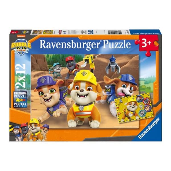 Pussel 2 x 12 bitar Ravensburger Teamet i aktion Rubben