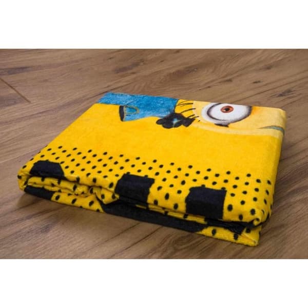 Strandhandduk - Herding - Minions - 75 x 150 cm - 100% bomull - Gul