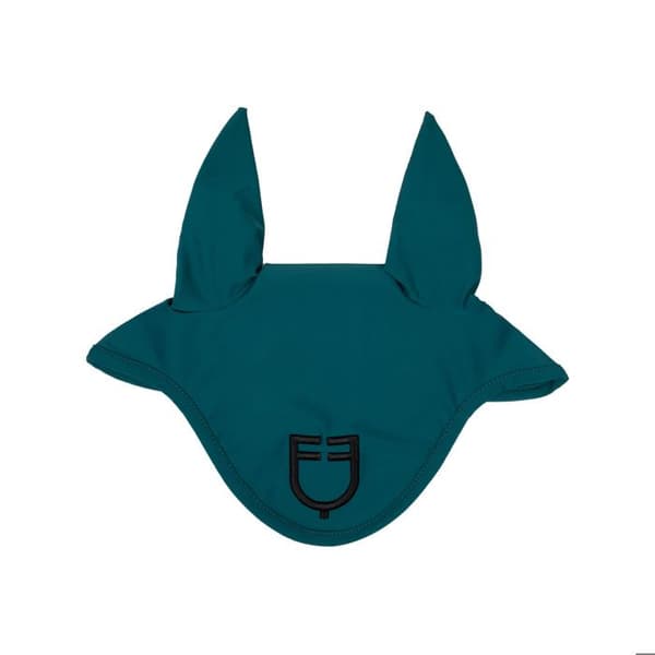 Flughuva för häst med Equestro-logotyp - Grön - Full