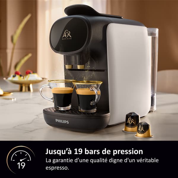 Kapselkaffebryggare - PHILIPS - L'OR BARISTA - LM9012/00 - Sublime - Vit