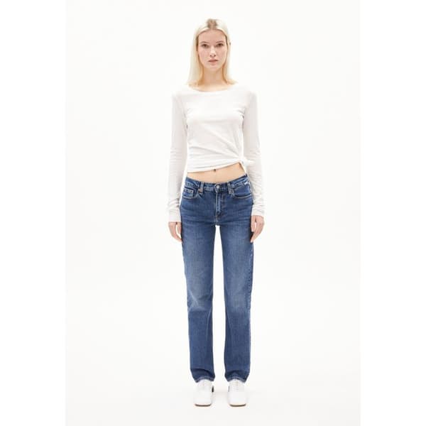 Jeans rak passform dam ARMEDANGELS Carenaa